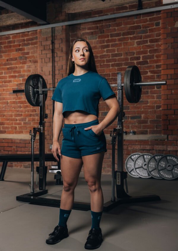 Crop top REFLECT (Teal)