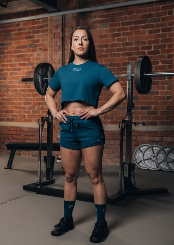 Crop top REFLECT (Teal)