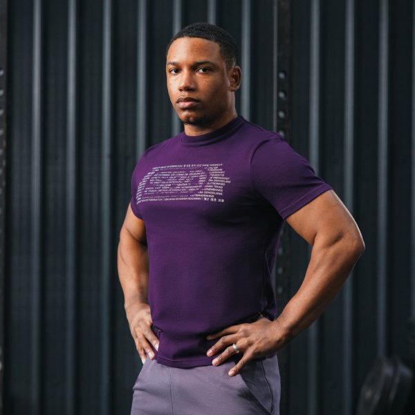 BRAND T-SHIRT ASPIRE (Purple)