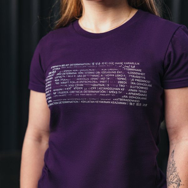 BRAND T-SHIRT ASPIRE (Purple)