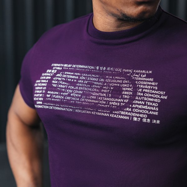 BRAND T-SHIRT ASPIRE (Purple)