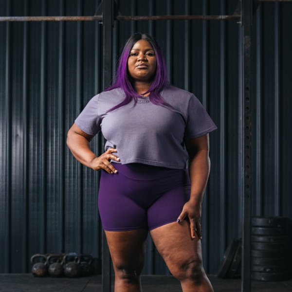 Crop top REFLECT (Lavender)