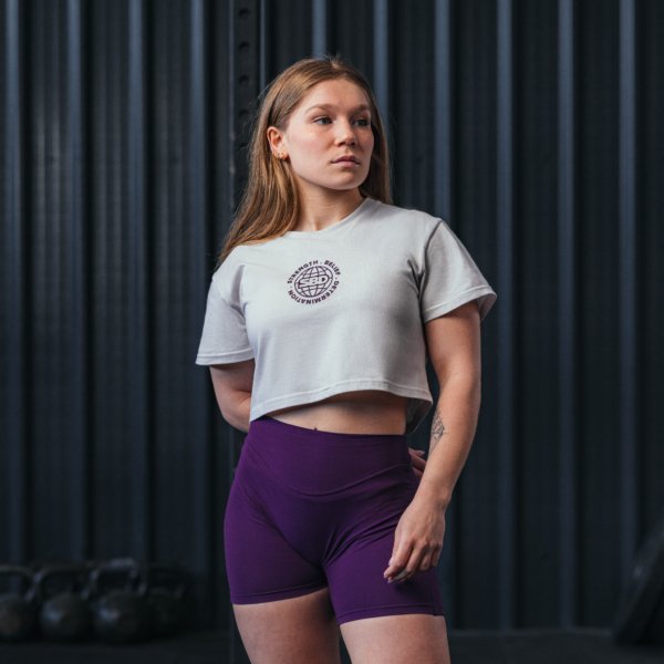 Crop top REFLECT (Off white)
