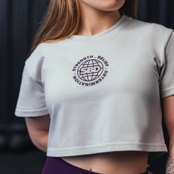 Crop top REFLECT (Off white)